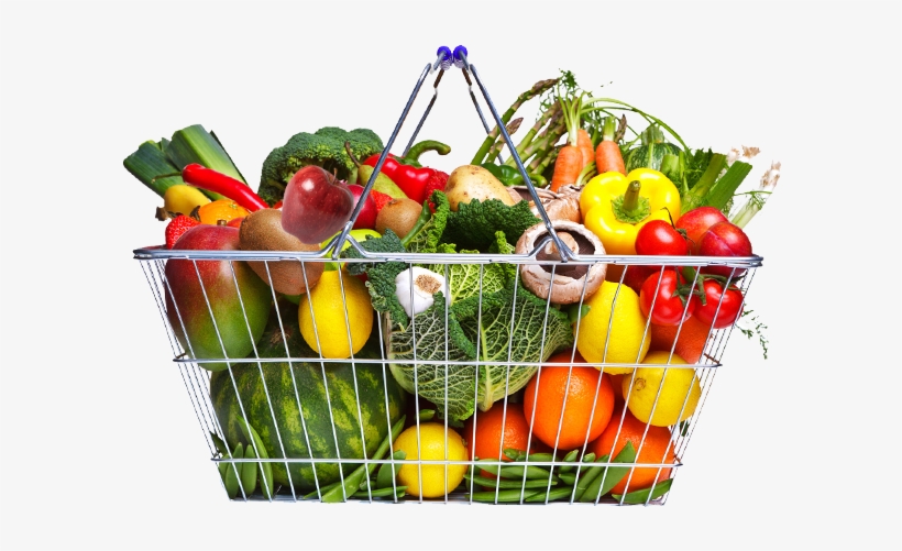 Fruit And Veg Shopping Basket Transparent Image - Un-junk Your Diet: How To Shop, Cook, And Eat To Fight, transparent png download