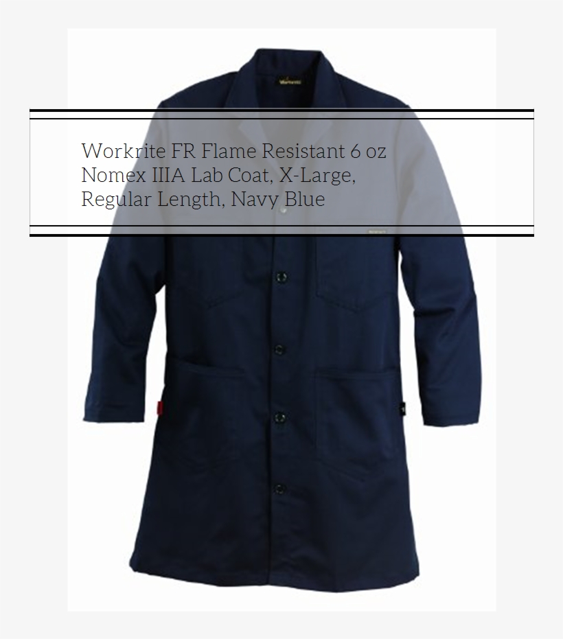 Workrite Flame Resistant Oz Nomex Iiia Lab Coat Large - Overcoat, transparent png download