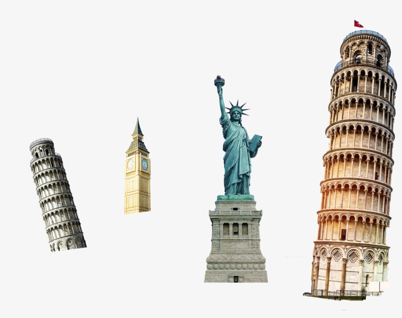 Vector Free Download Leaning Tower Of Pisa Clip Art, transparent png download