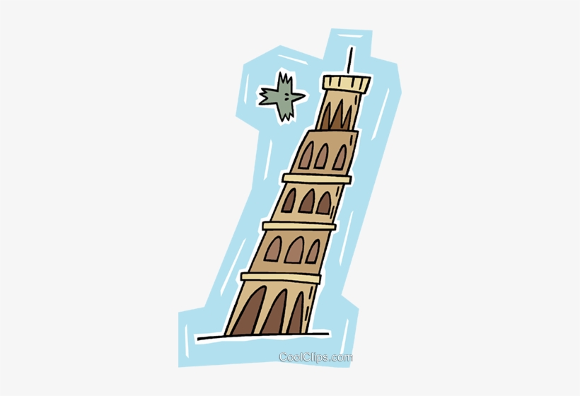 Leaning Tower Of Pisa Royalty Free Vector Clip Art, transparent png download