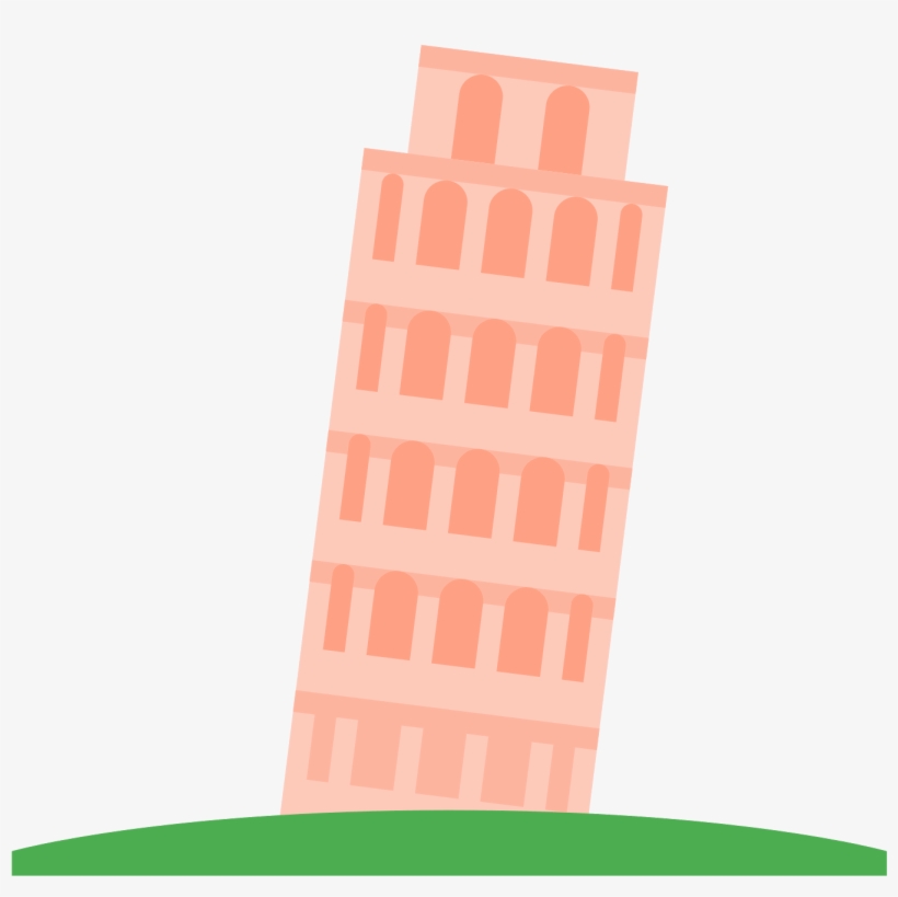 Tower Of Icon Free - Pisa Png, transparent png download