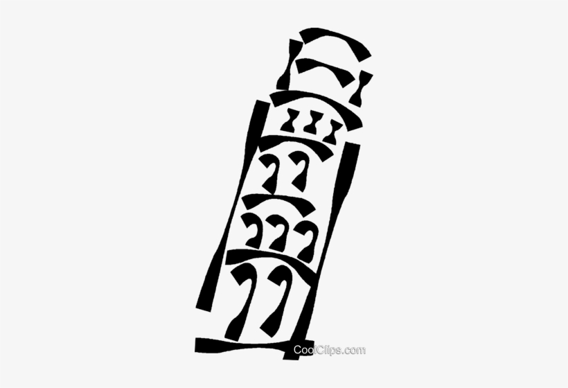 Leaning Tower Of Pisa Royalty Free Vector Clip Art - Leaning Tower Of Pisa, transparent png download
