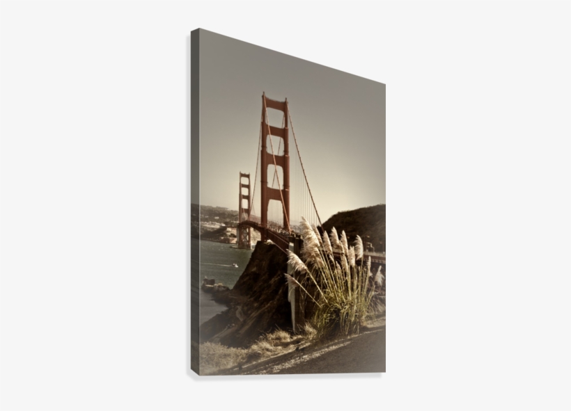 Golden Gate Bridge - San Francisco Golden Gate Bridge By Melanie Viola Hi, transparent png download