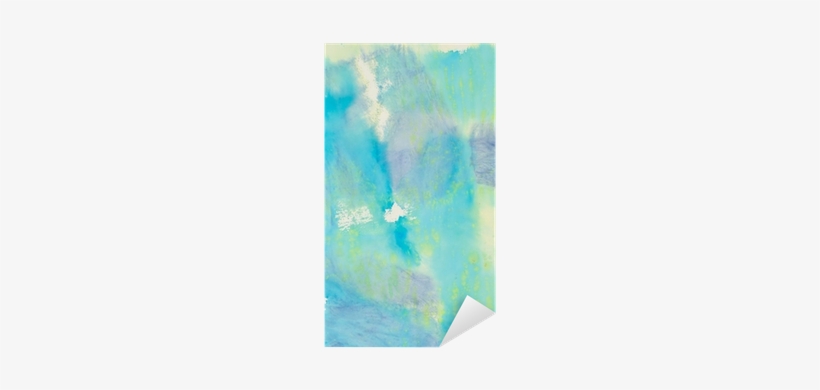 Watercolor Multicolored Background Texture Sticker - Painting, transparent png download