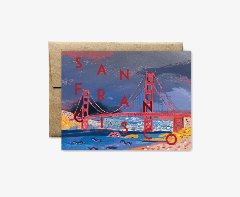 San Francisco Bridge Card - San Francisco, transparent png download