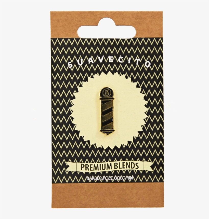 Barber Pole Gold Pin - Arrowhead Skull Gold Pin By Suavecito, transparent png download