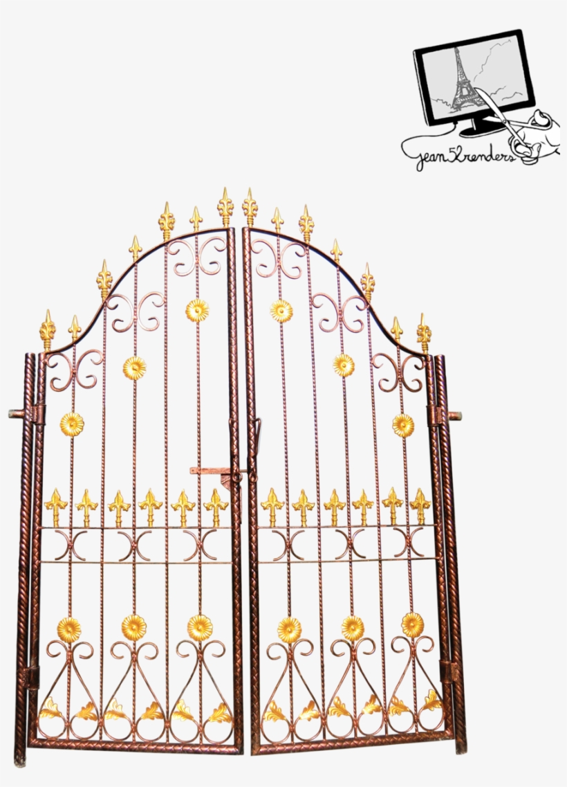 Clipart Resolution 1024*1365 - Transparent Gold Gate, transparent png download