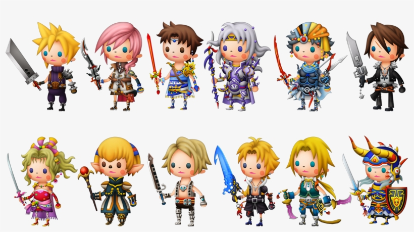 Theatrhythmcharacters - Theatrhythm Final Fantasy, transparent png download