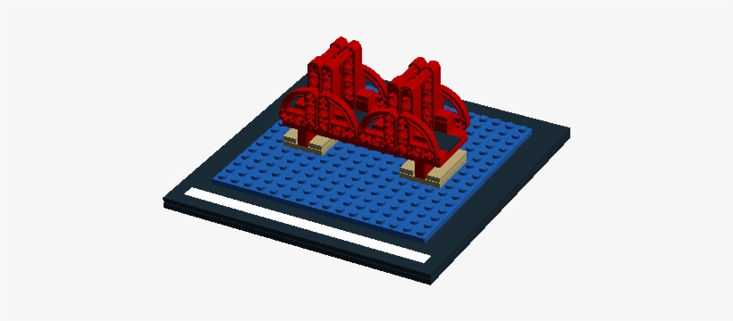 Microscale Golden Gate Bridge - Hurdle, transparent png download