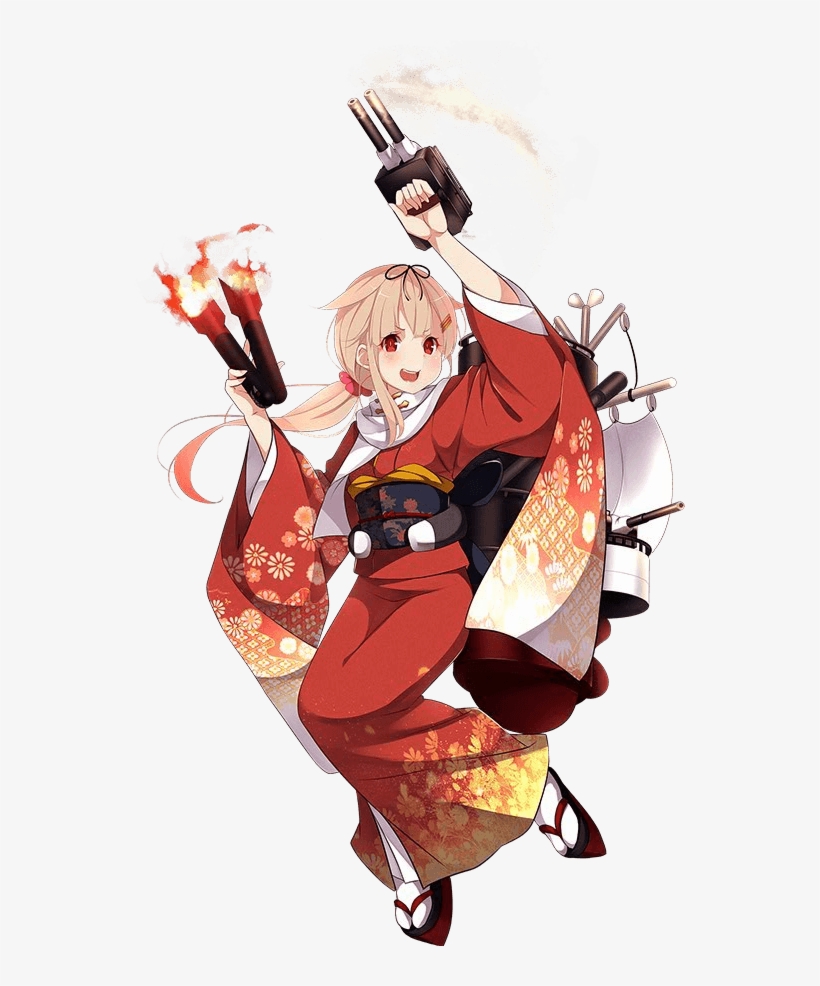 Yuudachi Kai Ni New Year's Full - Yuudachi Kimono, transparent png download