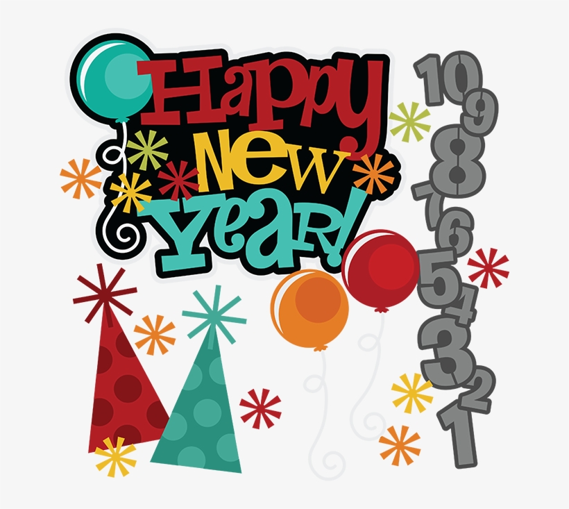 Happy New Year Svg Free Svgs New Years Svg New Years - New Year Scrap Book, transparent png download