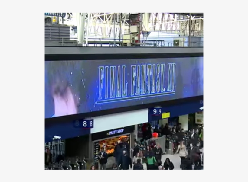 1 Final Fantasy Billboard - Led Display, transparent png download