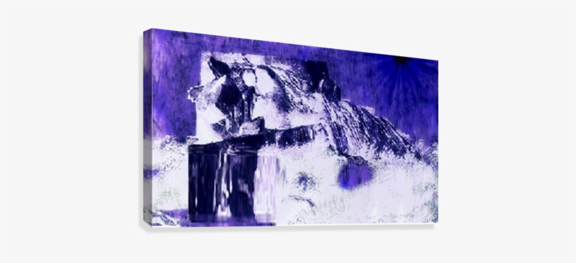 Visitors Crash Landing Print - Painting, transparent png download