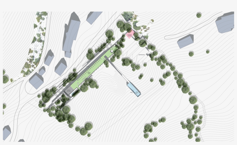 Set In The Sleepy Mountain Town Of Vossevangen, Bade - Plan, transparent png download