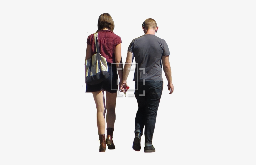 Couple Holding Hands - Girl, transparent png download