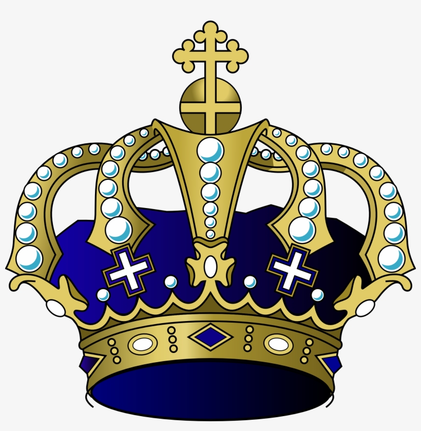 Prince Crown Blue Png, transparent png download