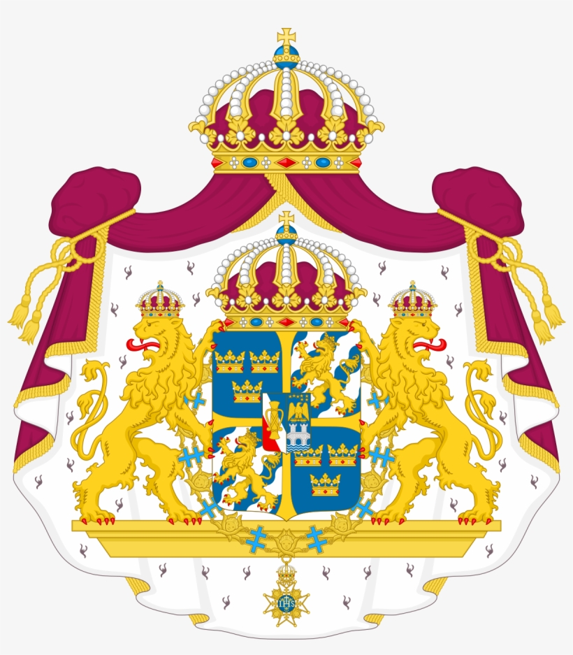 King Of Sweden Coat Of Arms, transparent png download