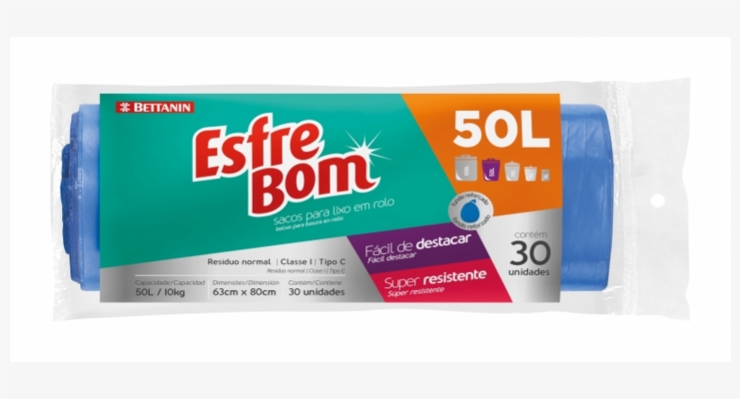 Esfrebom Trash Bag - Esponja De Limpeza Metàlica Esfrebom, transparent png download