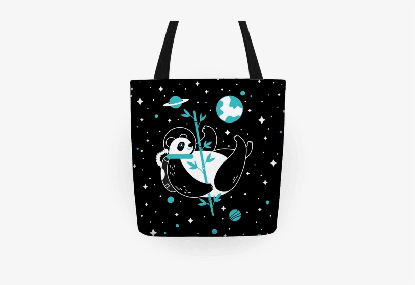 Space Panda Tote - Space Panda Tote Bag: Funny Tote Bag Te Bag Bag, Panda, transparent png download