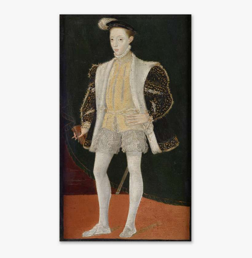 Portrait Probably Charles Iii, Duke Of Lorraine , Standing - Giclee Painting: Clouet's Left To Right Francis Ii, transparent png download