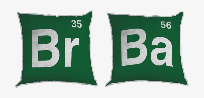 Br Ba Logo Plush Pillow Assortment - Breaking Bad - Br Ba Logo Plush Pillow Assortment, transparent png download