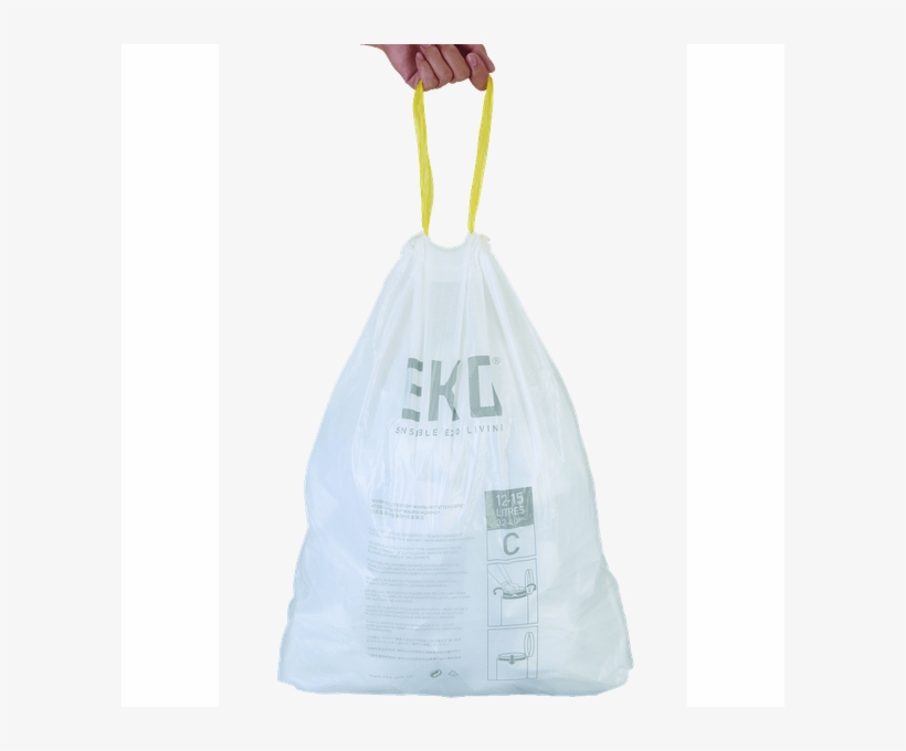 Eko Drawstring Trash Bag 50l 60l Singapore Eezee - Hobo Bag, transparent png download