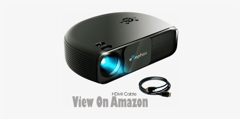 Elephas 1080p Hd Led Movie Projector, transparent png download