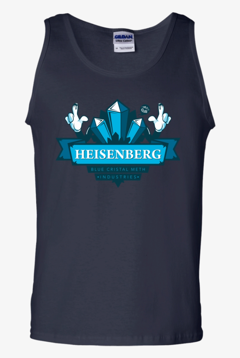 Breaking Bad -heisenberg Blue Crystal T Shirt - Stand Up For What You Believe T-shirts Unisex Tank, transparent png download