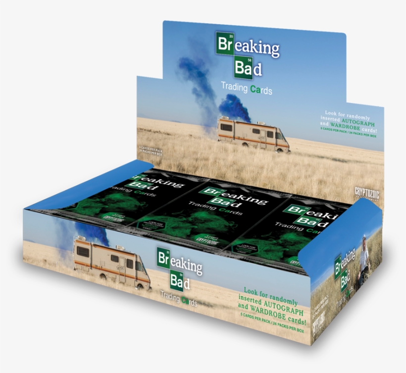 Breaking Bad Trading Cards Seasons - Breaking Bad Trading Card Box [24 Packs], transparent png download
