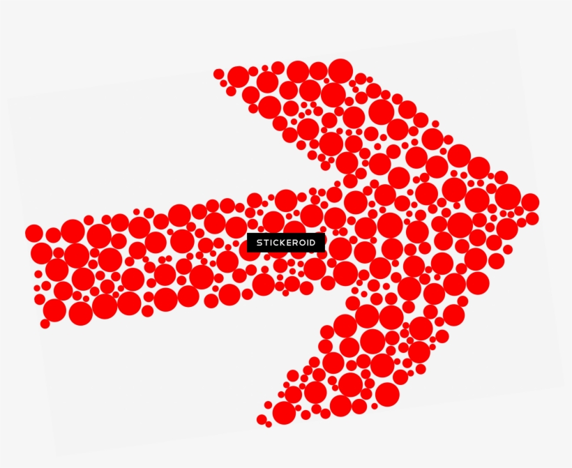 Red Circles Arrow - Icon, transparent png download