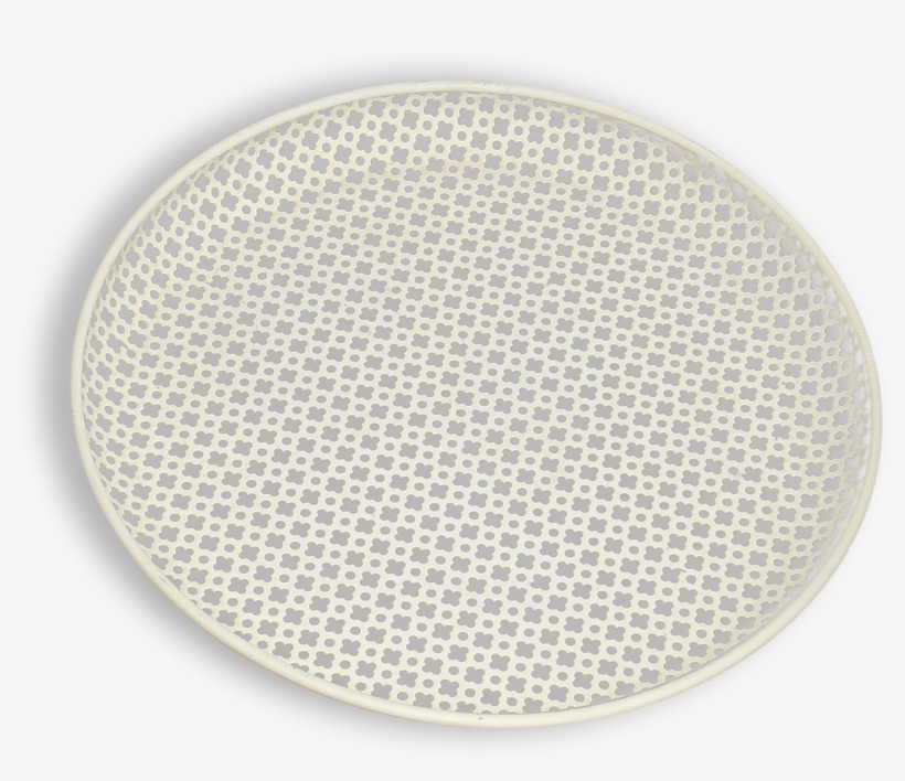 Metal Perforated Mathieu Matégot 37cm Tray - Circle, transparent png download