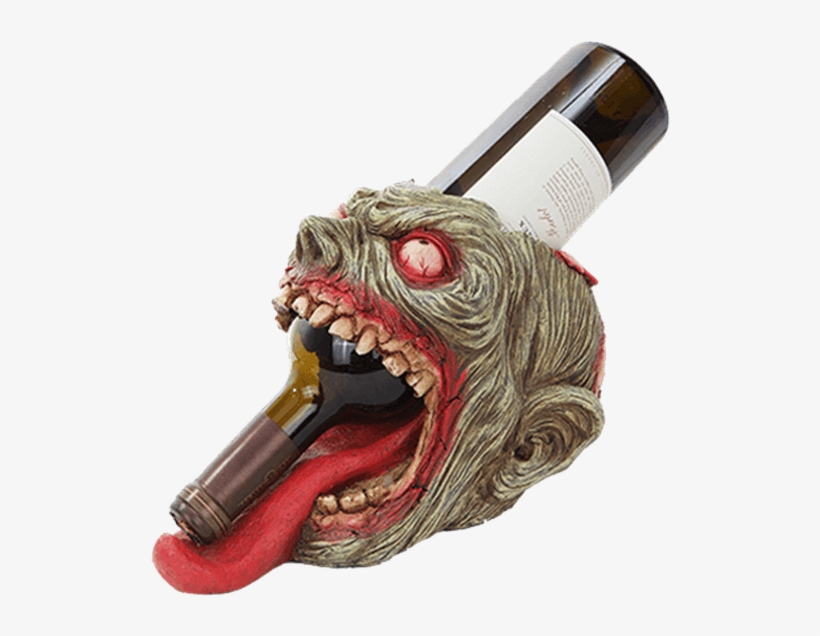 Zombie Head Wine Holder, transparent png download