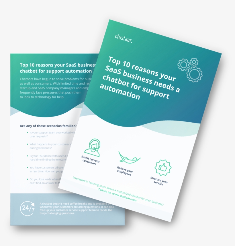 Discover How Automating Your Support Can Help You Retain - Clustaar, transparent png download