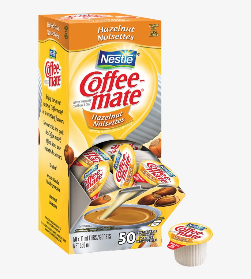 Nestlé Coffee-mate® Hazelnut 11 Ml 50/box - Coffee Mate, transparent png download