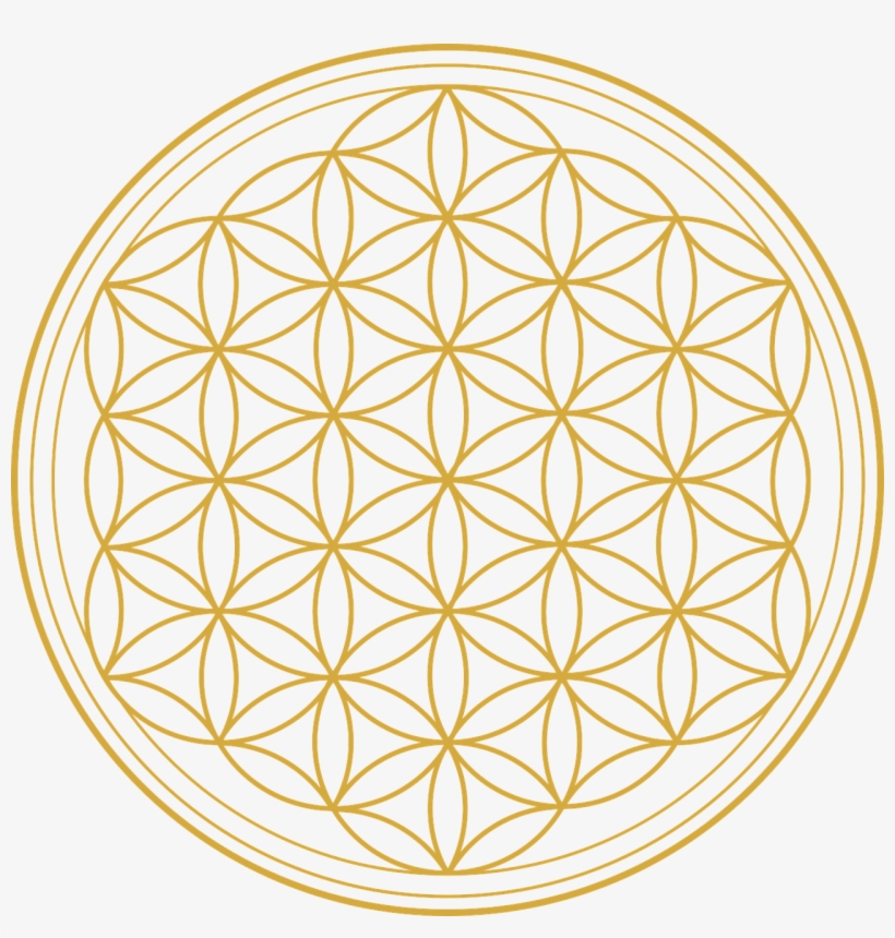 Blume Des Lebens Gold, transparent png download