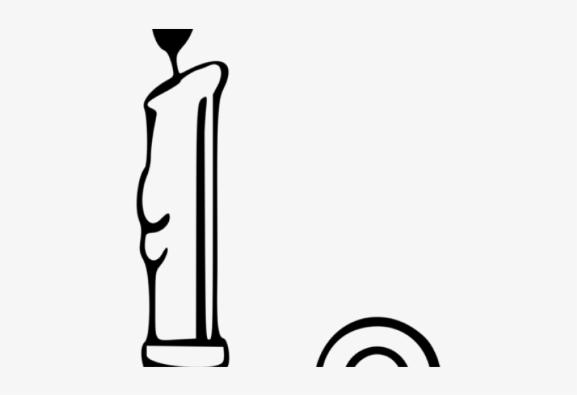 Melting Candle Clipart Xmas - Candlestick Candle Clip Art, transparent png download