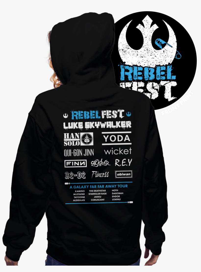 Rebel Fest - Hoodie, transparent png download