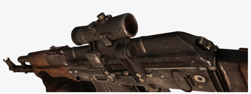 Ak47 Pk-av Side View Bo - Ak 47 Cod Black Ops, transparent png download