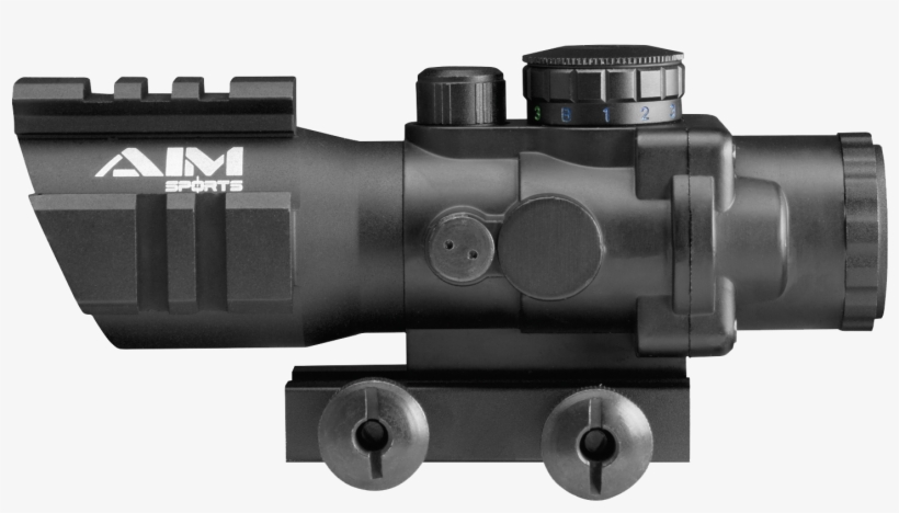 Aim Sports Jtdtr432g Tri-illum 4x 32mm Obj - Aim Sports Recon Series 3x32 Tri-illuminated Scope, transparent png download