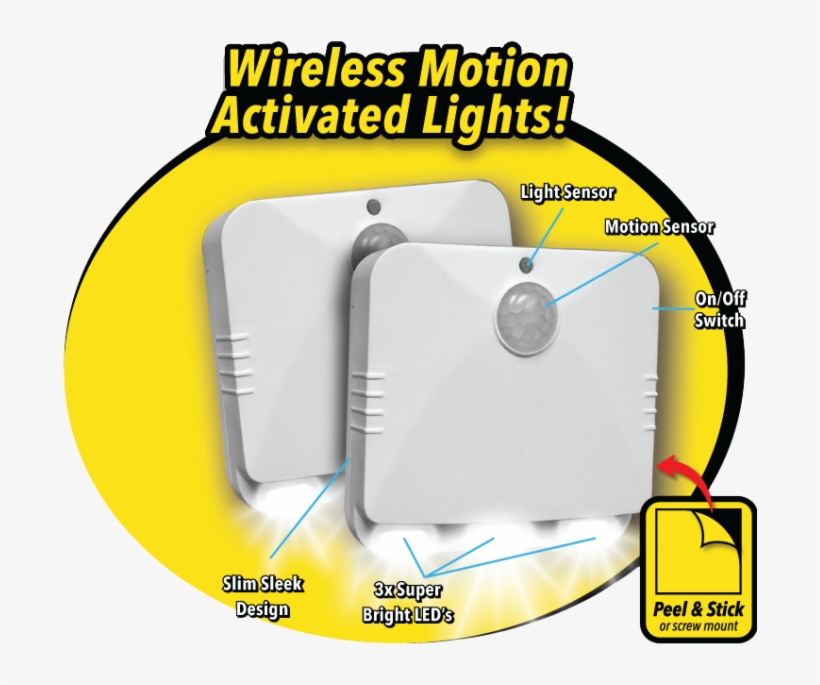 Set Of 2 Sensor Night Lights, transparent png download