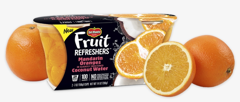 1/7-1/13/18 Free Del Monte Fruit Refreshers At Dollar - Mandarin Oranges In Coconut Water, transparent png download