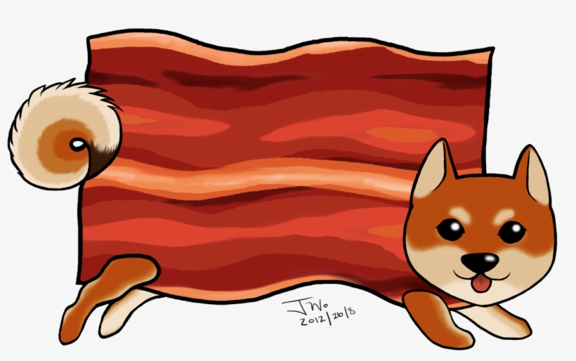 Doge With Bacon Png Doge With Bacon - Bacon Doge, transparent png download