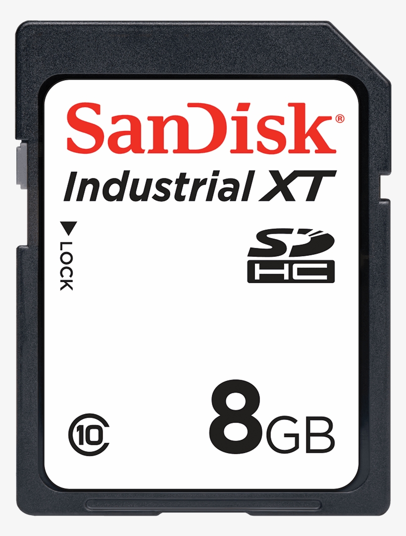 Industrial Xt Sd Card 8gb - Sdsdaa 008g, transparent png download