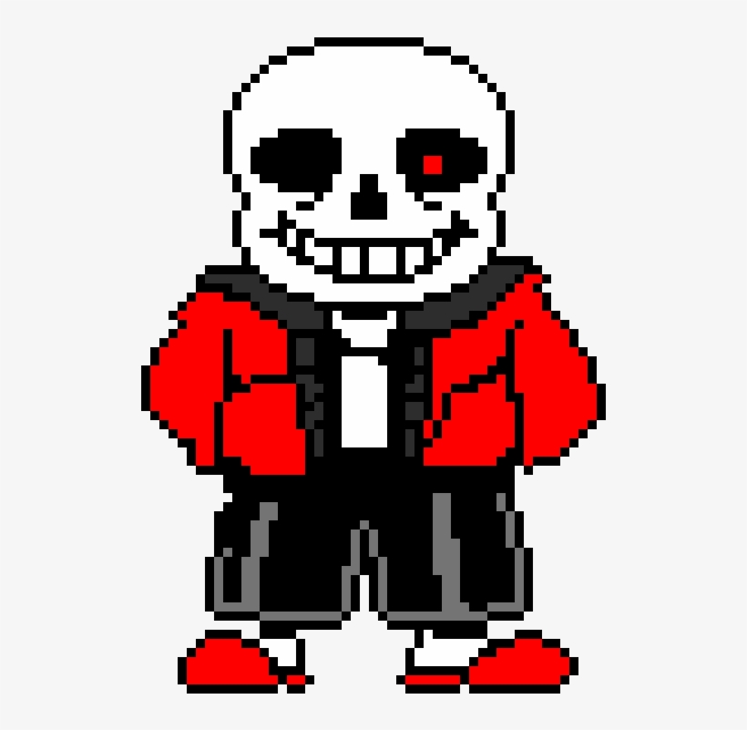 Evil Sans - Pixel Art De Sans, transparent png download