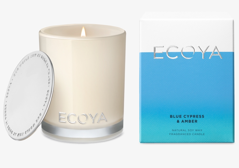 Buy Blue Cypress & Amber Mini Madison Jar Online In - Ecoya Guava & Lychee Mini Candle, transparent png download