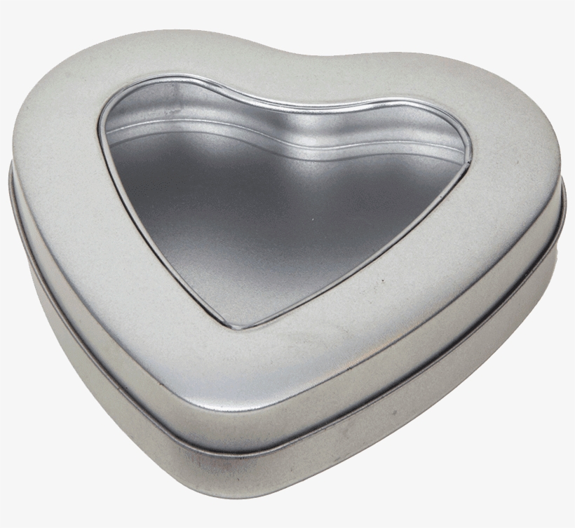 Cuore Silver Con Finestre - Lid, transparent png download