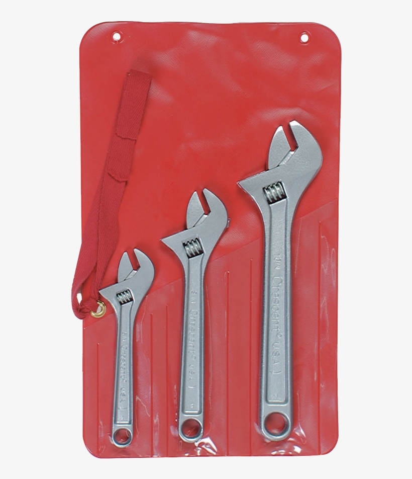 Crescent Adjustable Wrench Sets - Crescent Chtac3 Crescent Three-piece Adjustable Wrench, transparent png download