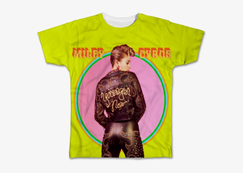 Camiseta Younger Now Miley Cyrus - Miley Cyrus Younger Now Album Cover, transparent png download
