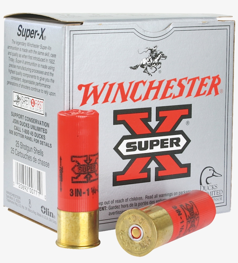 Win Xsv1232 3mag 11/4 Stl 25/10 - Shotgun Shell Red Winchester, transparent png download