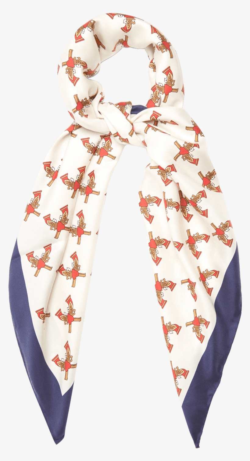 Gucci Guns Print Silk Twill Scarf - Gucci Guns-print Silk-twill Scarf, transparent png download